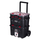 Sistem modular veglash Keter Stack N Roll 250927, me rrota, dorezë teleskopike, i zi