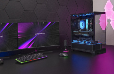 Kullë PC Mars Gaming MCPRISMA, Mid Tower, ARGB, e zezë