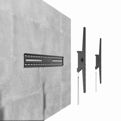 Mbajtës muri për TV GEMBIRD WM-100T-01, 43"-100", 75 kg, i zi
