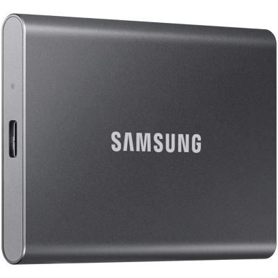 SSD portabël Samsung T7, 500GB, USB 3.2, gri