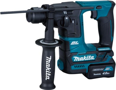 Çekiç-spirale me bateri Makita HR166D, 12V Max CXT, brushless SDS Plus, blu e zi