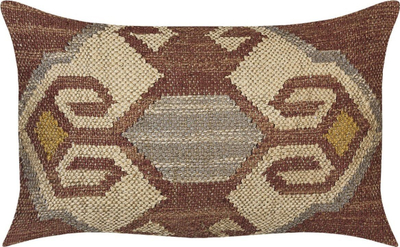 Set me jastëkë dekorativë URPAD, prej jute, me model gjeometrik, 30 x 50 cm, shumëngjyrësh