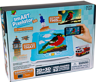 Креативна игра Flycatcher smART Pixelator 2.0, 2D и 3D, Блутут, сина