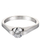 Unaza Troli KRS-088 me kristal, çeliku, 51 mm, për femra