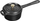 Tenxhere gize Staub La Cocotte, 10cm, për induksion, e zezë