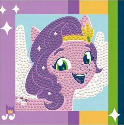 Set kreativ Diamond Dotz DTZ5.044 but First Sparkle, diamond painting, 13 x 13 cm, shumngjyrësh
