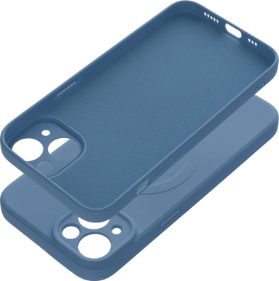 Maskë silikoni OEM MagSafe për iPhone 14, blu
