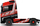 Lodër kamion Volvo FH16 750 Bburago, metal, 1:43, e kuqe