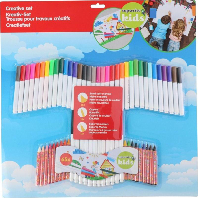 Set vizatimi Topwrite, 65 pjesë, shumëngjyrësh