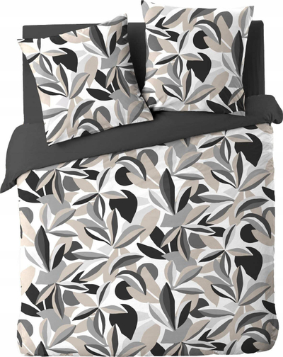Set çarçafësh Lavinia Grey, 240x220cm, 52 fije, gri