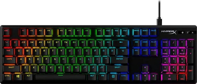 Tastierë gaming HyperX Alloy Origins PBT, mekanike, RGB, e zezë