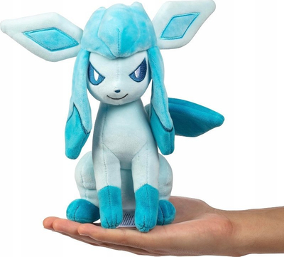 Lodër pellushi Pokémon Glaceon, 8\", origjinale, blu
