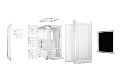 Kabinet PC be quiet Pure Base 501 LX, ATX, ARGB, i bardhë