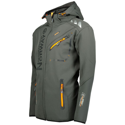 Мека школска јакна Geographical Norway Royaute DB 068 M, со капуљача, сива