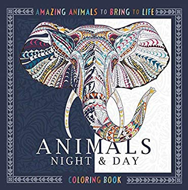 Animals Night and Day Coloring Book - Nn