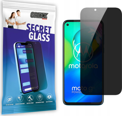 Xham mbrojtës privatësie Grizz SecretGlass për Motorola Moto G8 Power, 2D, i tejdukshëm