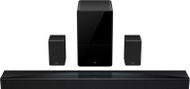 Soundbar TCL Q85HE, subwoofer pa tela, altoparlantë të pasëm, i zi
