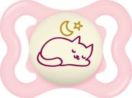 Biberon qetësues MAM Supreme Night Planet Love Girl, silikon, që ndriçon në errësirë