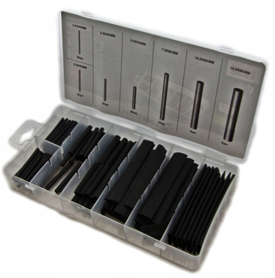 Set tuba termo tkurrës Yato Hogert, 127 copë, deri 600V, të zinj