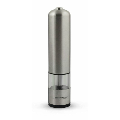 Mulli për piper Esperanza Sarawak EKP002, çelik inox, i argjendtë