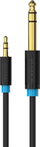 Kabllo audio Vention 6.5mm në 3.5mm, 1.5m, i zi