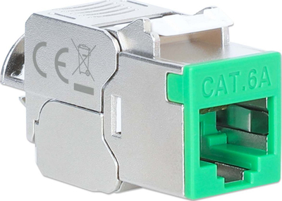 Keystone RJ45 Intellinet 791335, Cat6a STP, 10 Gbit/s, gri