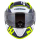 Helmeta Moto Cassida Aero Drome, blu/verdhë fluo/blu e çelët/e bardhë