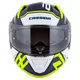 Helmeta Moto Cassida Aero Drome, blu/verdhë fluo/blu e çelët/e bardhë
