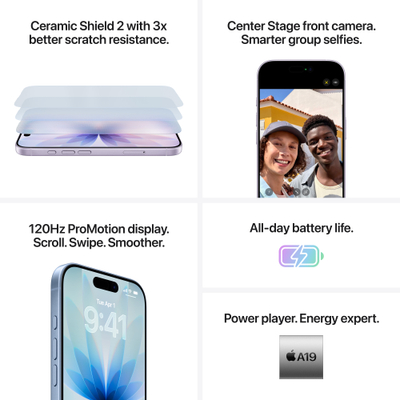 Apple iPhone 17, 512GB, Lavender