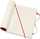 Fletore Moleskine Classic XL, 19x25 cm, me vija, e kuqe