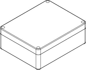 Kuti elektrike hermetike Elektro-Plast Industrial, 313 x 253 x 115mm, IP65, gri