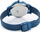 Ora G.Rossi Quartz Classic, analoge, me rrip lëkure, blu e errët