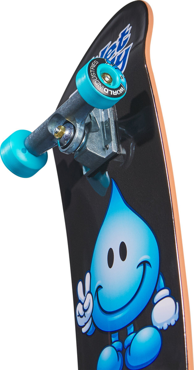 Lodër handboard Tech Deck World Industries, mini skateboard për duar, 27 cm, shumëngjyrëshe