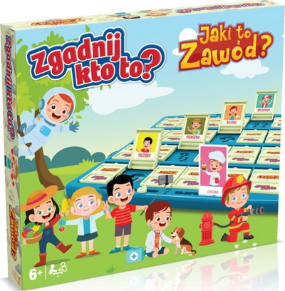 Друштвена игра Guess Who Is It What Profession Is It, едукативна за деца, со професии, шарена