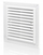 Решетка за вентилација Vents WPZFTMV, 350x350 mm, ABS пластика, бела