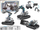 Set lodër ndërtimi Leantoys 3 në 1 Hydraulic Engineering, 168 pjesë, pa bateri, gri me blu
