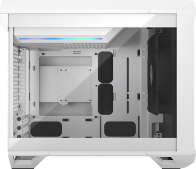 Kasë Fractal Design Torrent Nano, e bardhë TG Clear Tint, Micro Tower