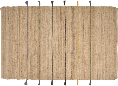 Tapet jute Rauta Jute Area Rug, 140 x 200 cm, bezh