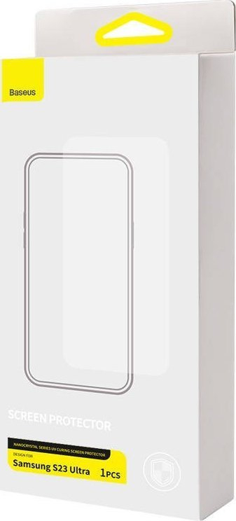 Folie mbrojtëse ekrani Baseus UV, për Samsung Galaxy S23 Ultra, e tejdukshme