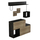 Set paradhomë Cerb 120x20x72Hcm (HM8957.12), zezë
