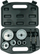 Set sharra rrethore tungsten Geko, 22-73mm, 9 copë, argjendtë
