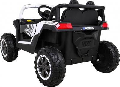 Makina elektrike për kalamaj Buggy Racing, 4x45W, rrota EVA, me pult, LED, e kuqe