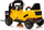 Lodër forklift me bateri Lean Cars WH101, për kalamaj, e verdhë