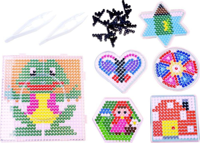 Set lodër Iron Beads ZA3318, 6000 rruaza, kuti plastike, shumengjyrëshe