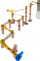 Lojë ndërtimi HABA Classic Marble Run Master, set pistë gurezash, dru dhe plastikë shumëngjyrëshe