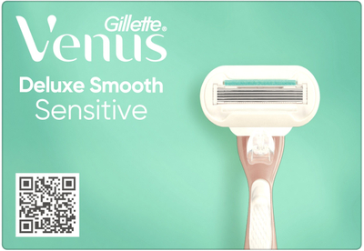 Rezerva brisk Gillette Venus Deluxe Smooth Sensitive, 10 copë, për lëkurë të hollë e të ndjeshme