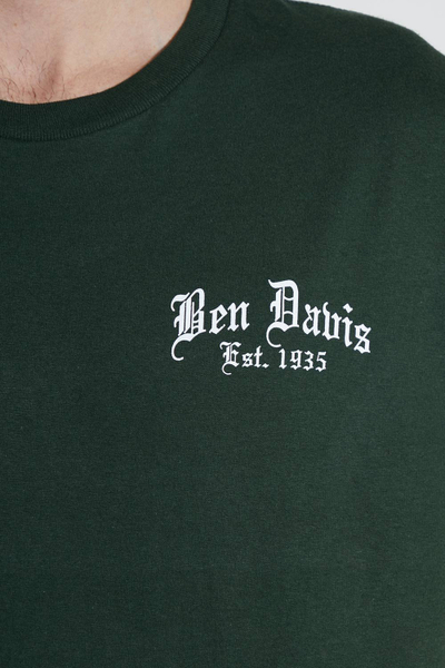 Bluzë Ben Davis Paisley Logo, 2XL, jeshile
