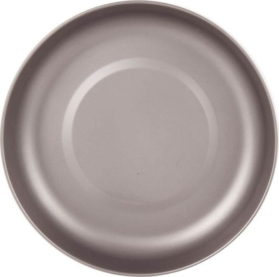 Pjatë kampingu Titanium Camping Titanium Plate, titan, ngjyrë argjendi