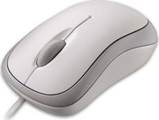 Maus Microsoft Ready Mouse 3EG-00008, USB, optik, i bardhë