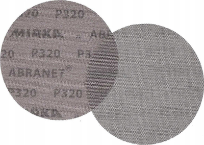 Disqe gërryse Mirka Abranet, 150mm, për DEROS, gri